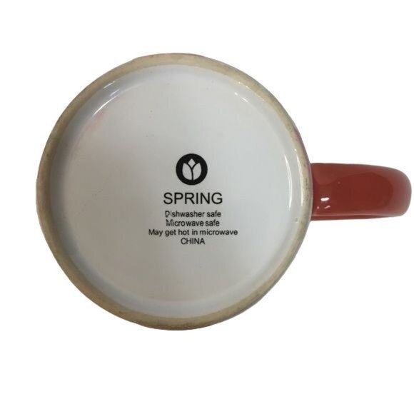 Coffee Mug Good Morning Orange Pink Cloud Coffee Tea Cup Bright Happy - Picture 6 of 6